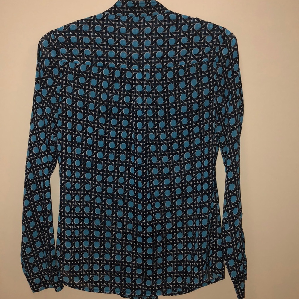 BR shirt symmetrical print brass buttons - Picture 6 of 7